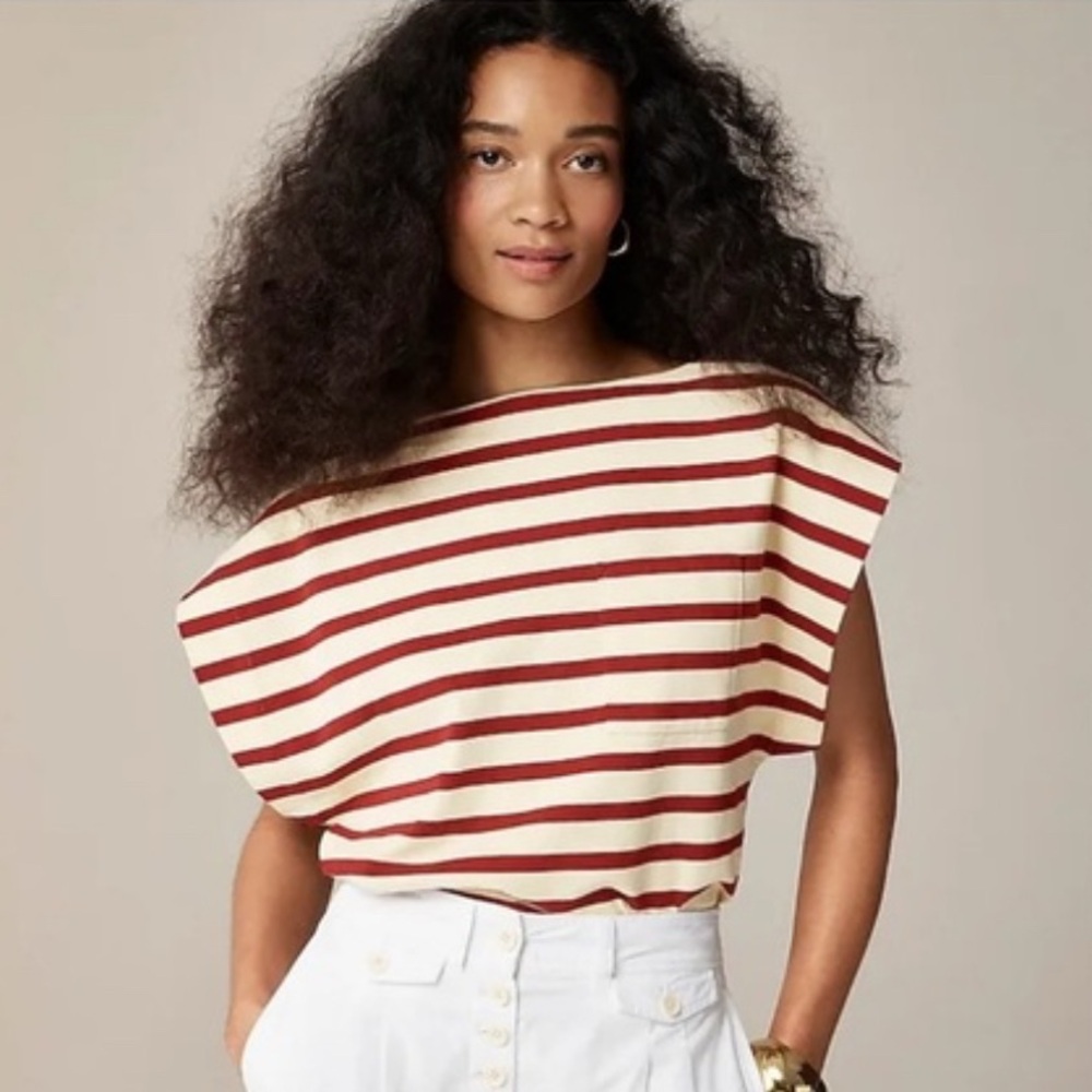 Striped cap sleeve - Picture 4 of 4